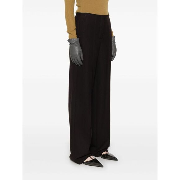 Fendi Women Wide Leg Wool Trousers